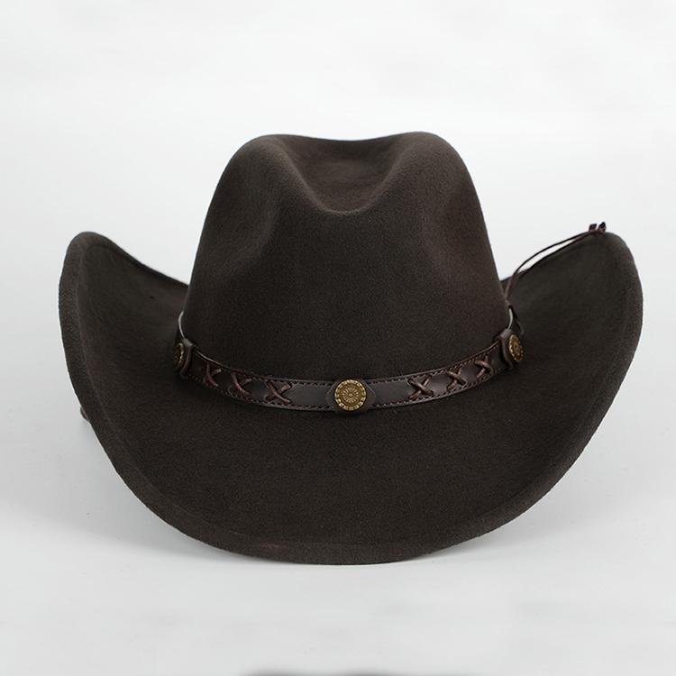 Fedora Hat Wool - X4007 100% Wol Cowboyhoed Waterdicht Anti-rimpel