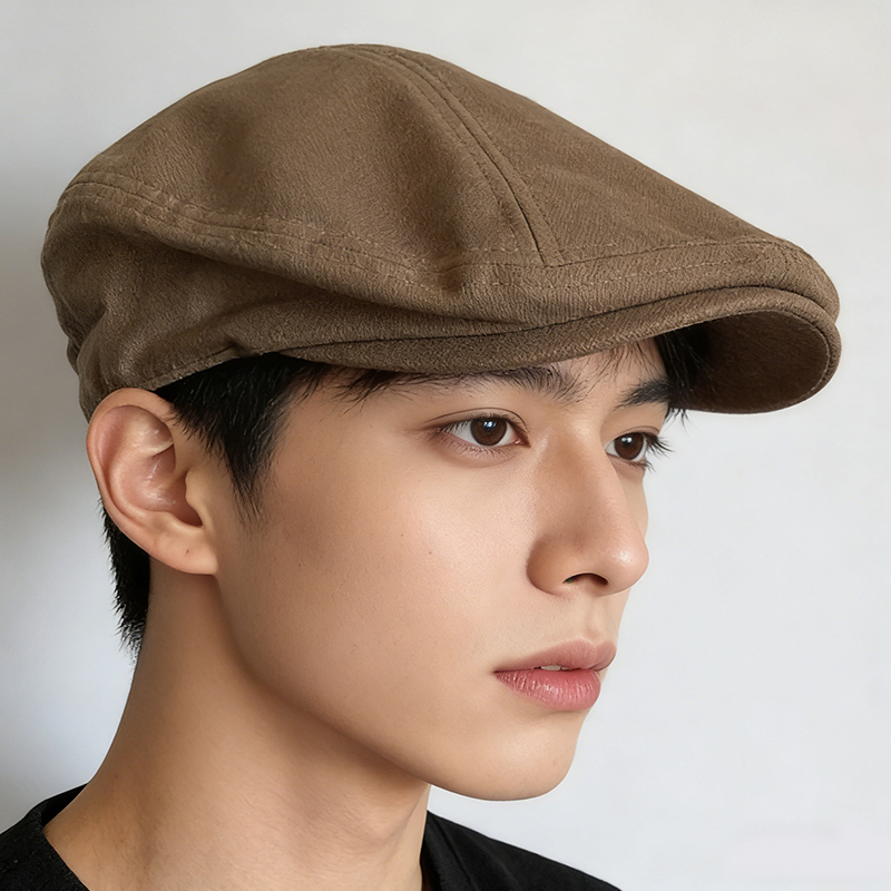 Newsboy Cap Ivy - Vintage linnen newsboy pet, ademend, lichtgewicht,
