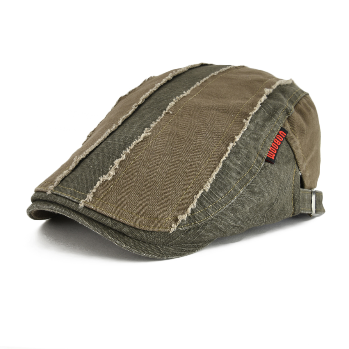 Dad Hat Cotton - VOBOOM Verontruste Katoenen Platte Pet Heren