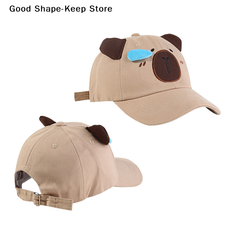 Golf Cap Dad - Capybara Borduurwerk Baseballpet voor koppels, anti-zon