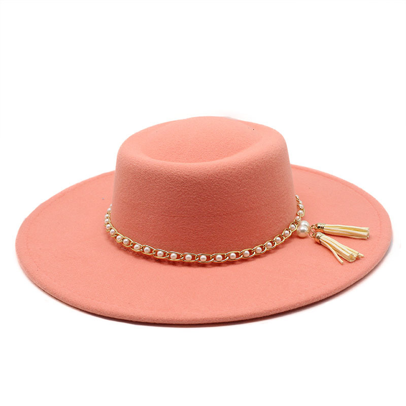 Fedora Hat Wool - Britse stijl Modieuze en elegante platte
