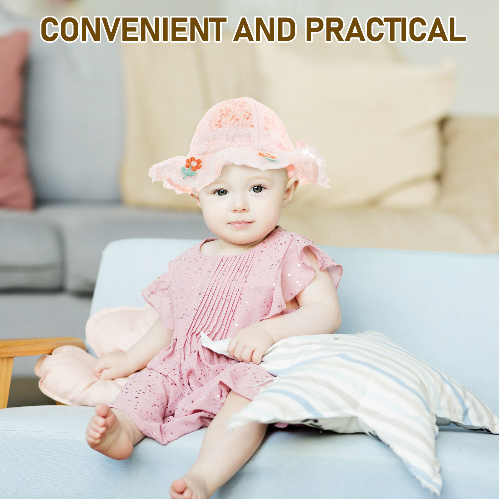 Zomerhoed voor babymeisjes, ad - Sun Hat Wide Brim recensie en prijs