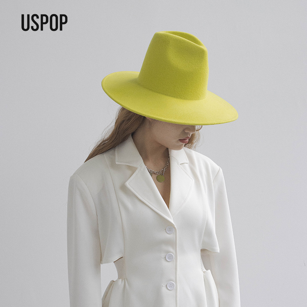 USPOP Herfst Winter Mode Effen - Fedora Hat Wool recensie en prijs