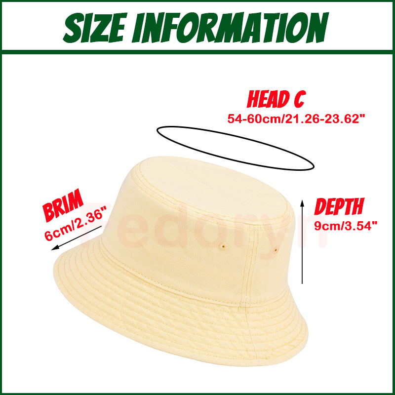 Fedoryn Aangepaste vissershoed - Bucket Hat Cotton recensie en prijs