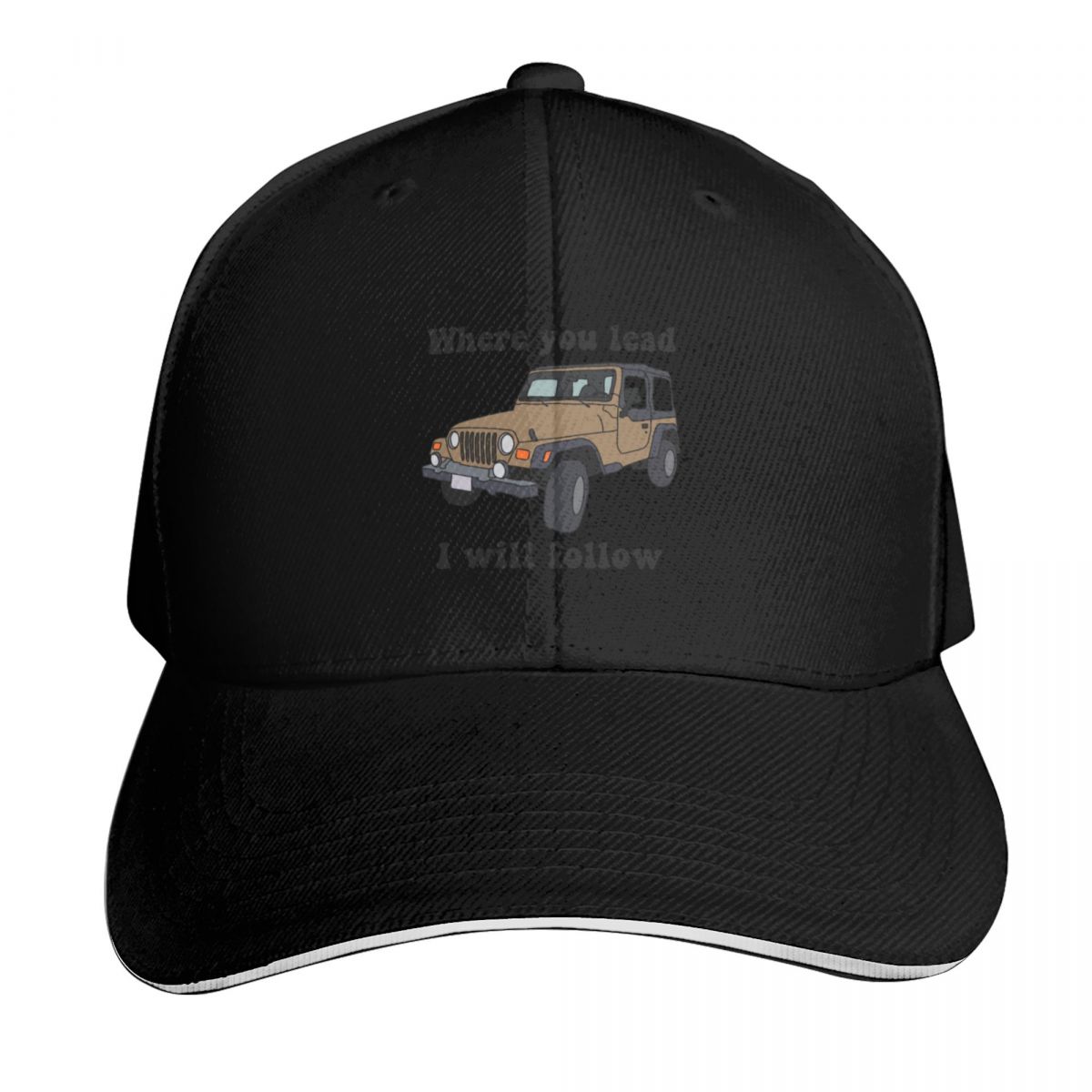 Waar jij leidt, zal ik volgen. - Baseball Cap Structured recensie en prijs