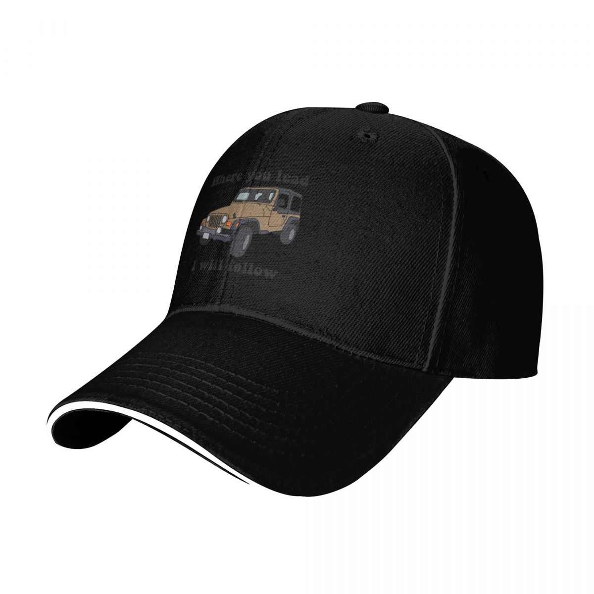 Waar jij leidt, zal ik volgen. - Baseball Cap Structured recensie en prijs