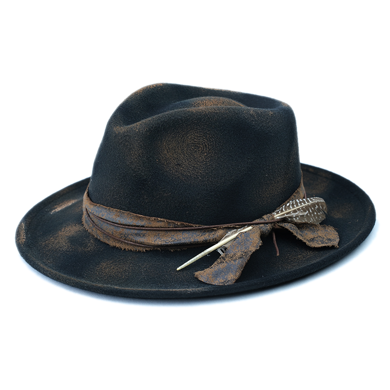 Origineel Geschilderd Vuur Ret - Fedora Hat Wool recensie en prijs
