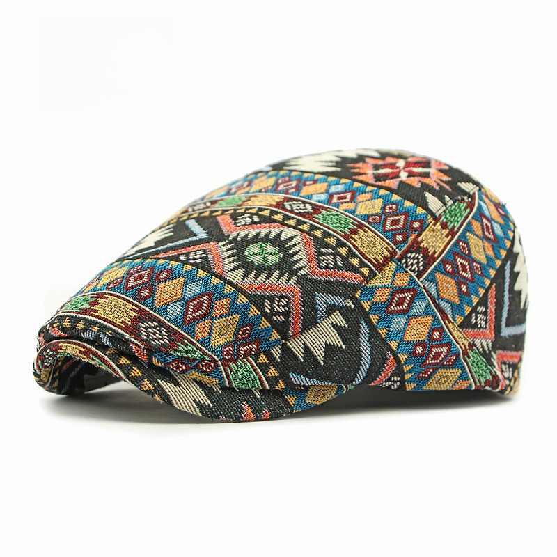 Etnisch geometrisch patroon Iv - Newsboy Cap Ivy recensie en prijs