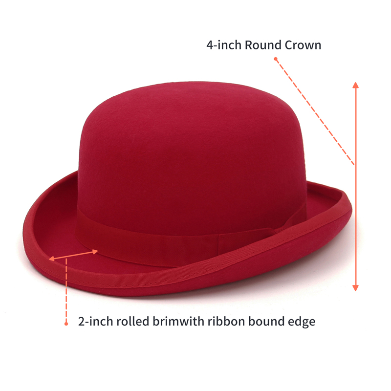GEMVIE 100% Wolvilt Derby Hoed - Fedora Hat Wool recensie en prijs